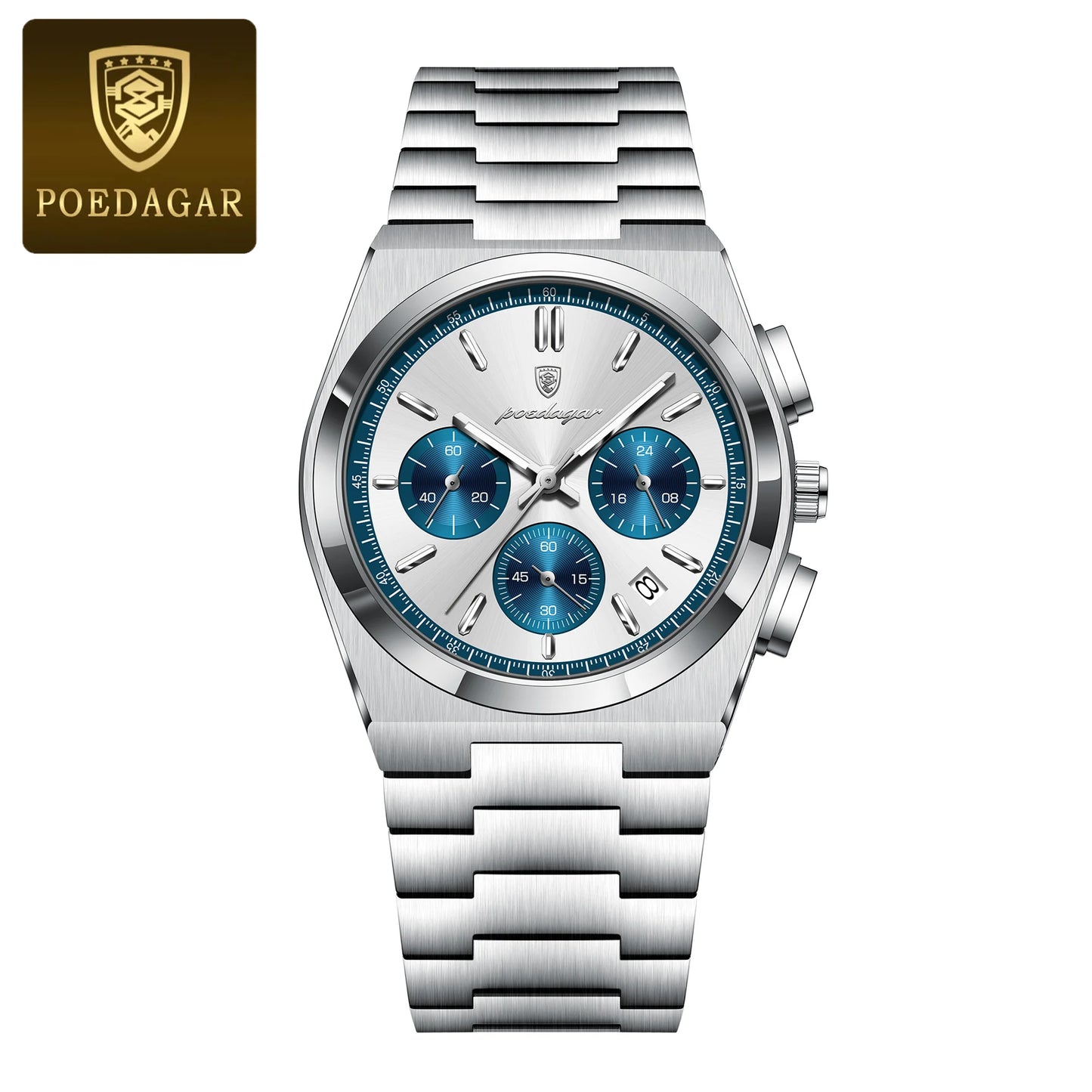 POEDAGAR PRX CHRONOGRAPH PANDA DIAL 40MM