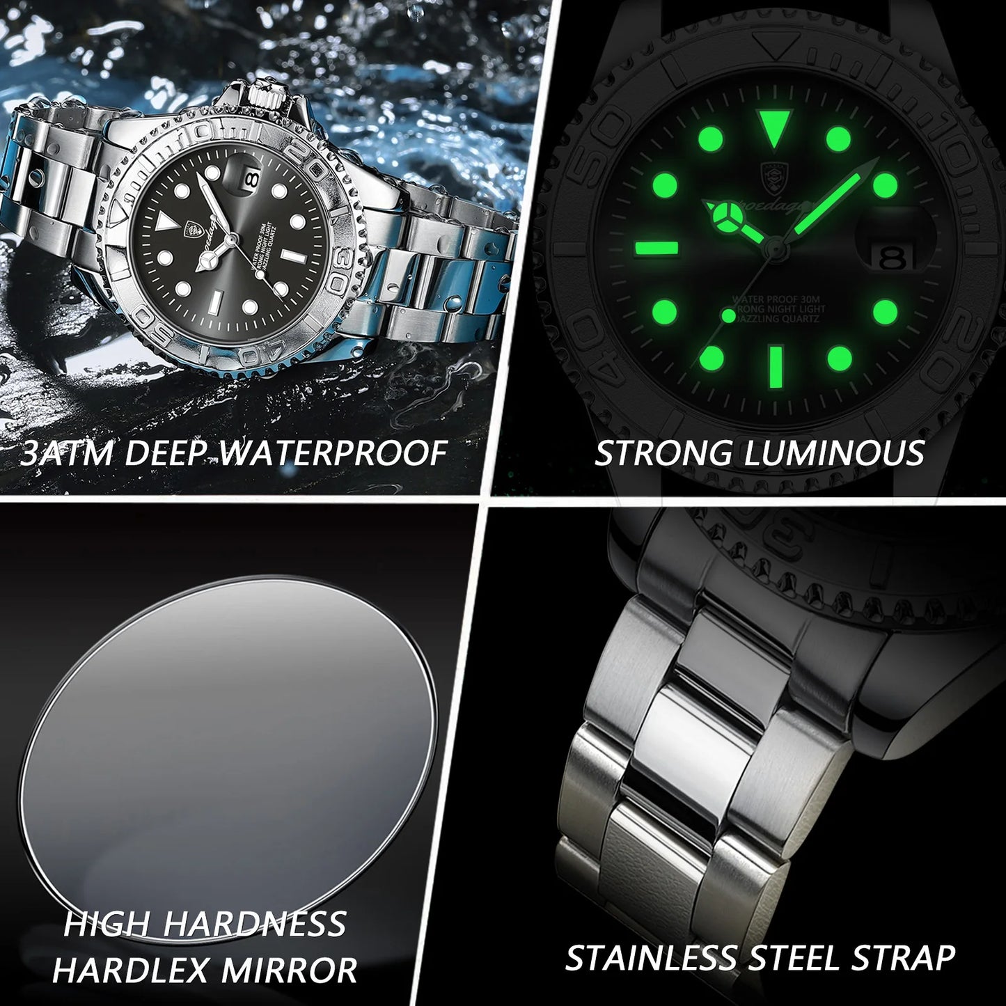 POEDAGAR SUBMARINER DATE 43MM