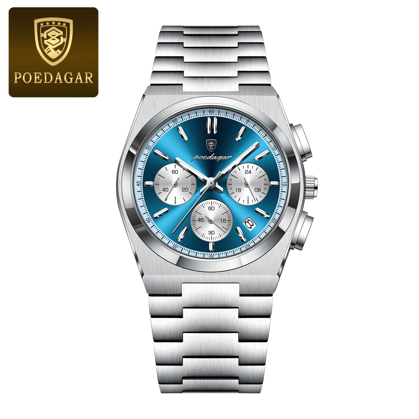 POEDAGAR PRX CHRONOGRAPH PANDA DIAL 40MM